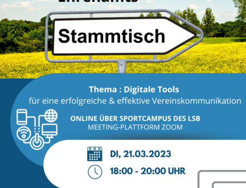 Ehrenamts-Stammtisch am 21. März online